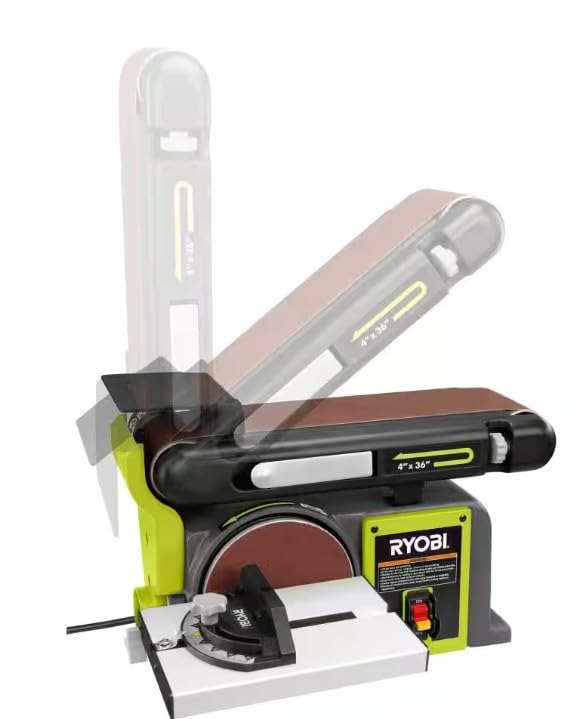 4 in. x 36 in. Belt & 6 in. Disc Corded Benchtop Sander T581785