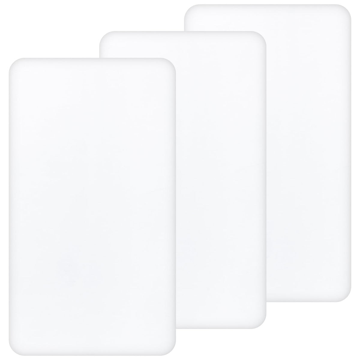 3-Pack Baby Crib Fitted Sheet Set 52 X 28 Inches U536