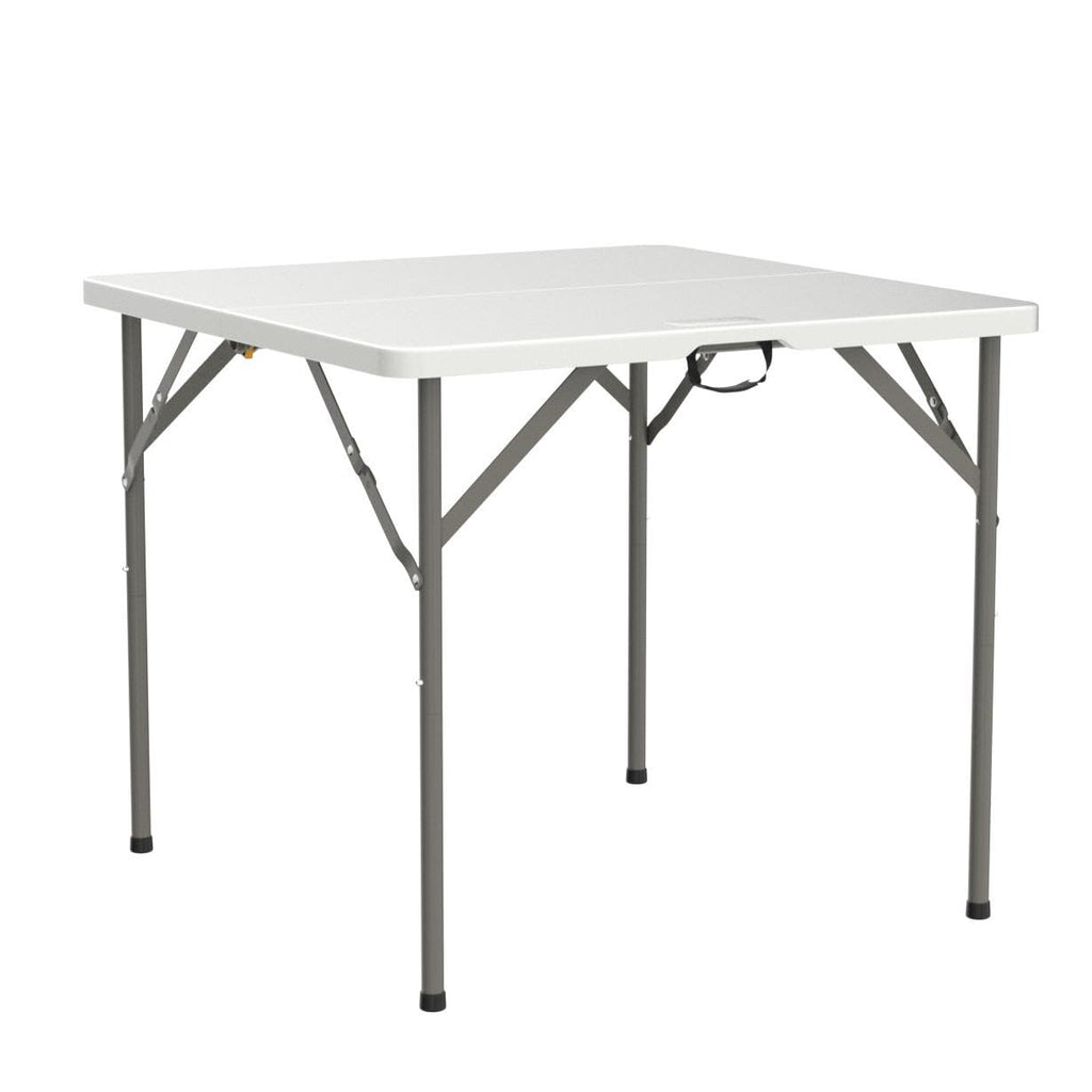White Bi-Folding Portable Plastic Table W7234