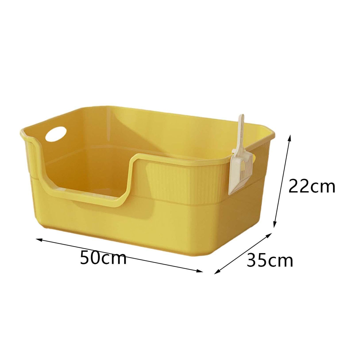 Open Top Cat Litter Tray with Frame PP E342205