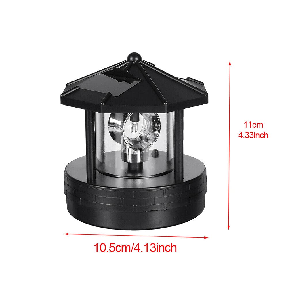 Solar Powered Rotatable LED Lighthouse P703