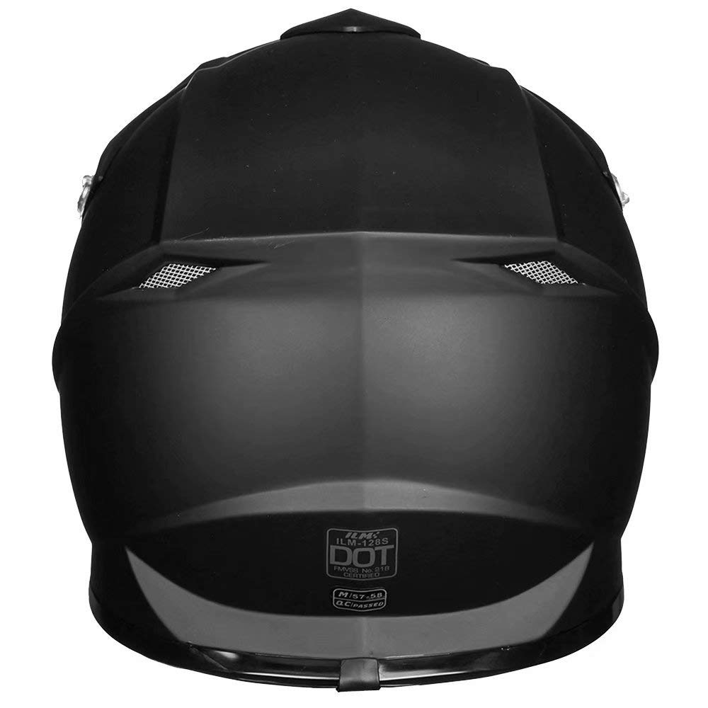 Adult Full Face Motorcycle Helmet, DOT Approved, Matte Black L14995