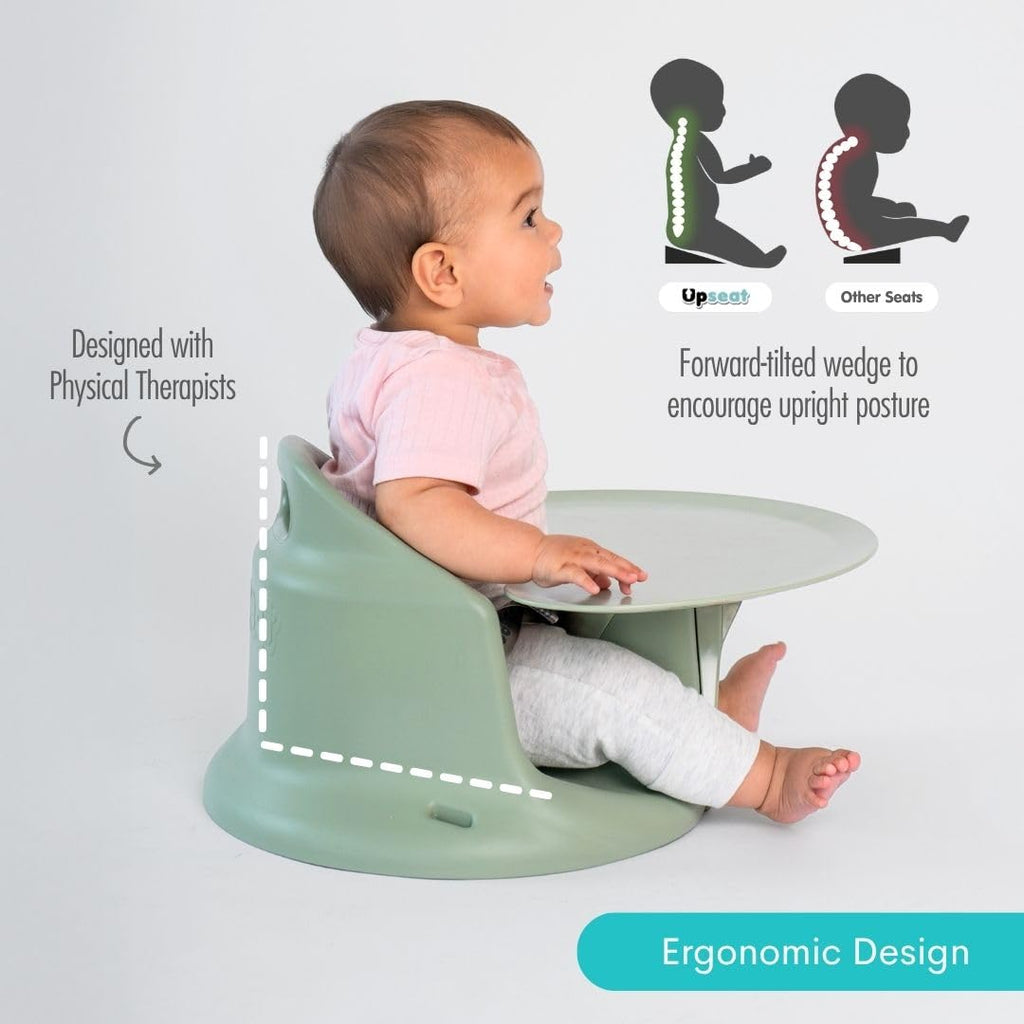 Ergonomic Baby Floor & Booster Seat with Tray Y74686