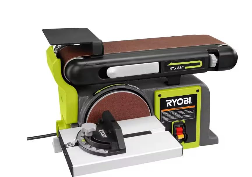 4 in. x 36 in. Belt & 6 in. Disc Corded Benchtop Sander T581785