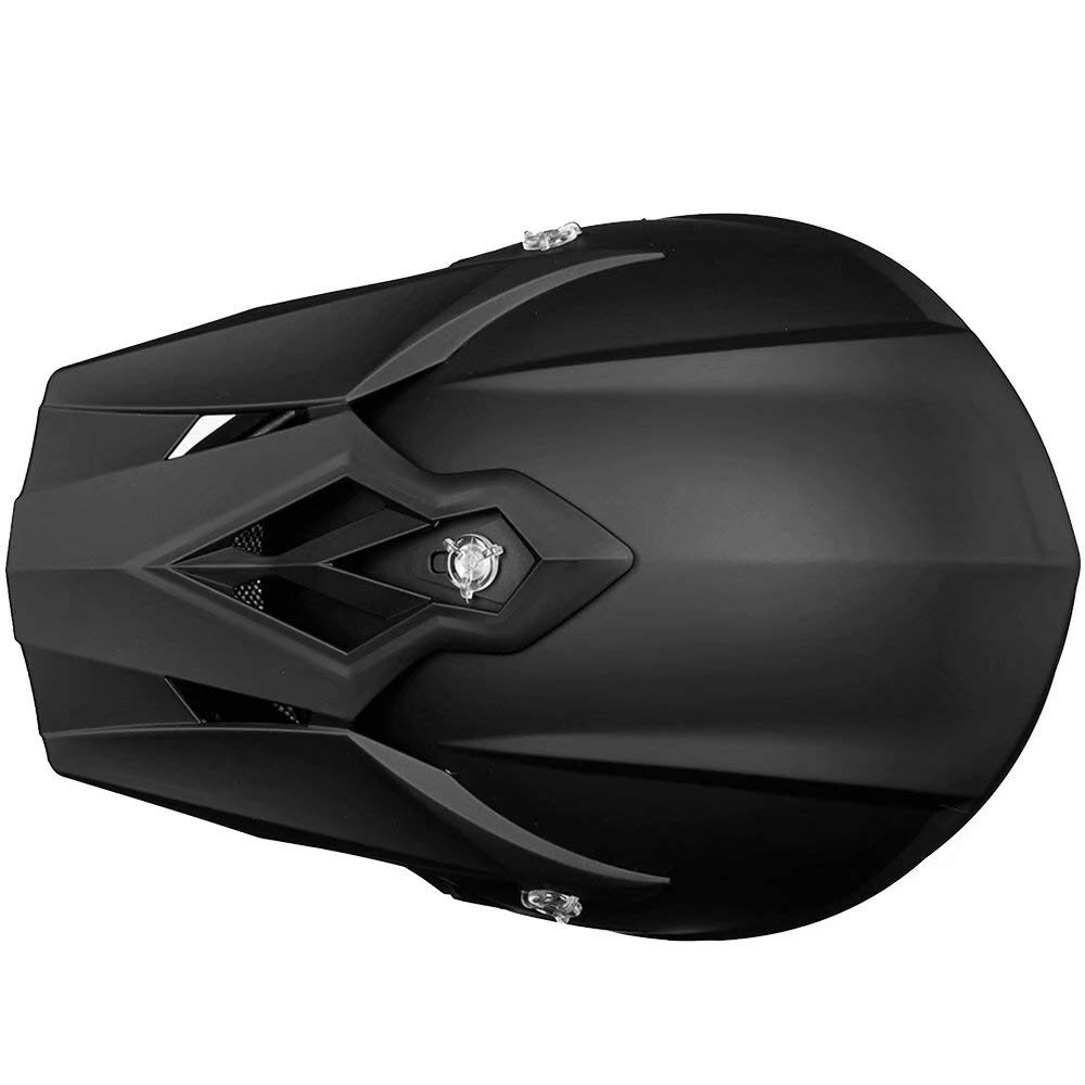 Adult Full Face Motorcycle Helmet, DOT Approved, Matte Black L14995