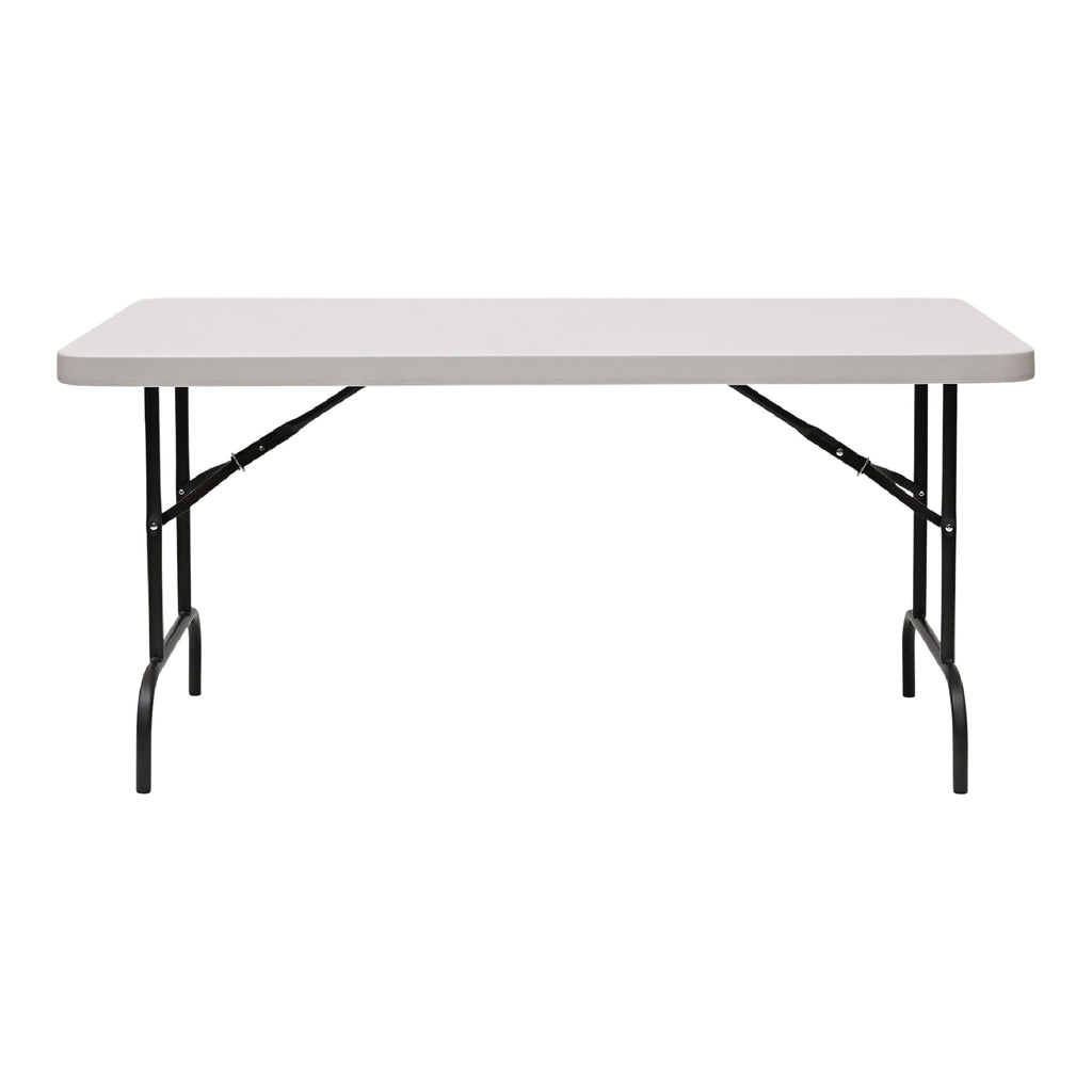 Commercial Folding Table 5 ft Platinum Granite N610658