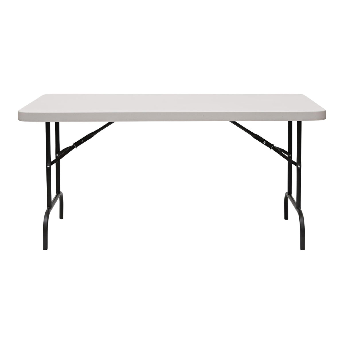 Commercial Folding Table 5 ft Platinum Granite N610658