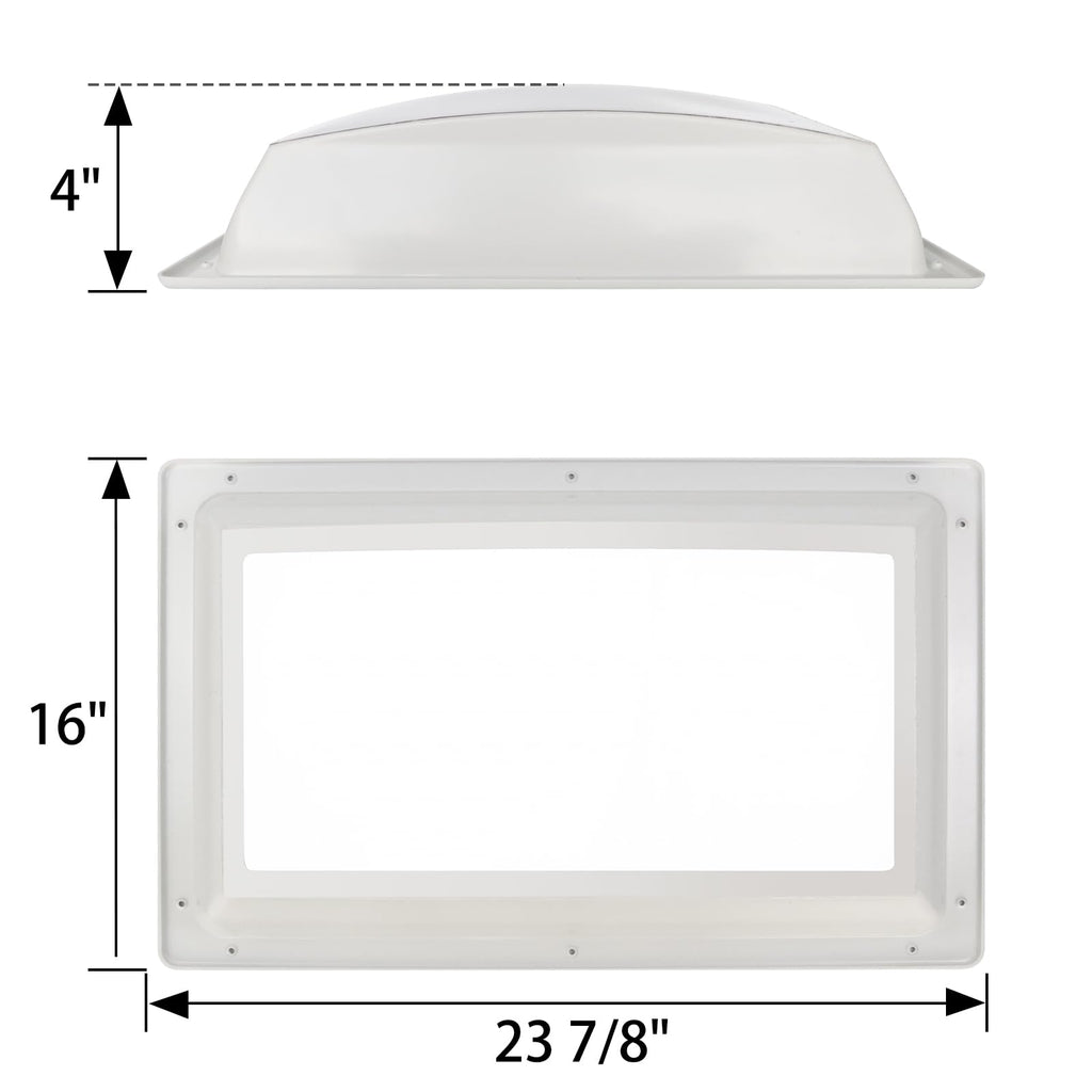 14" x 22" x 4" RV Skylight Inner Dome I442