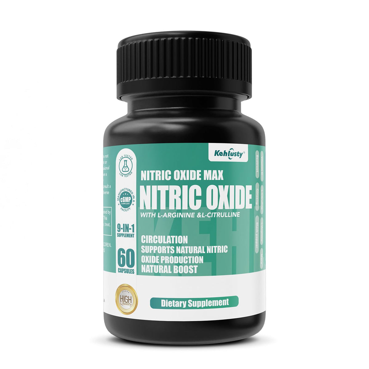 Nitric Oxide Booster Supplements 60 Capsules E90551