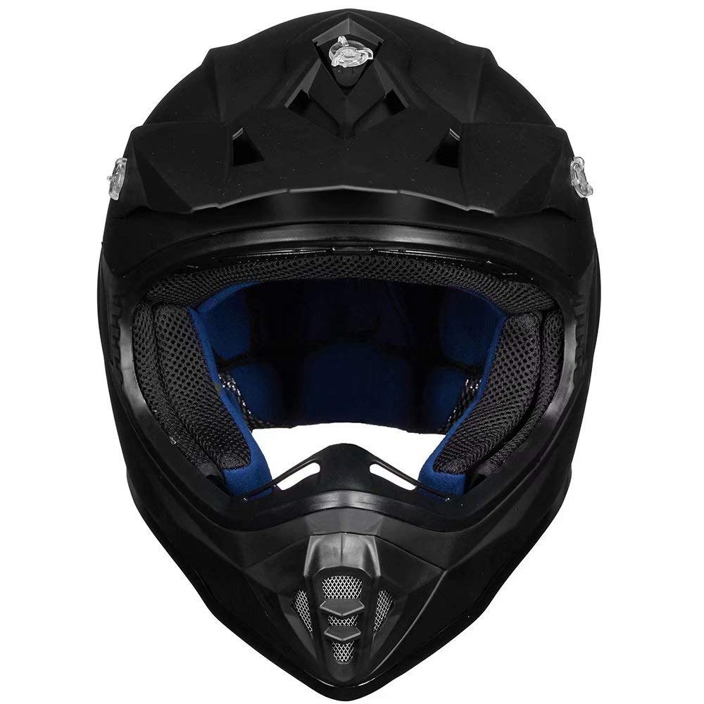 Adult Full Face Motorcycle Helmet, DOT Approved, Matte Black L14995