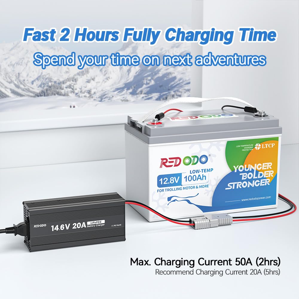 12V 100Ah LiFePO4 Deep Cycle Battery C290133