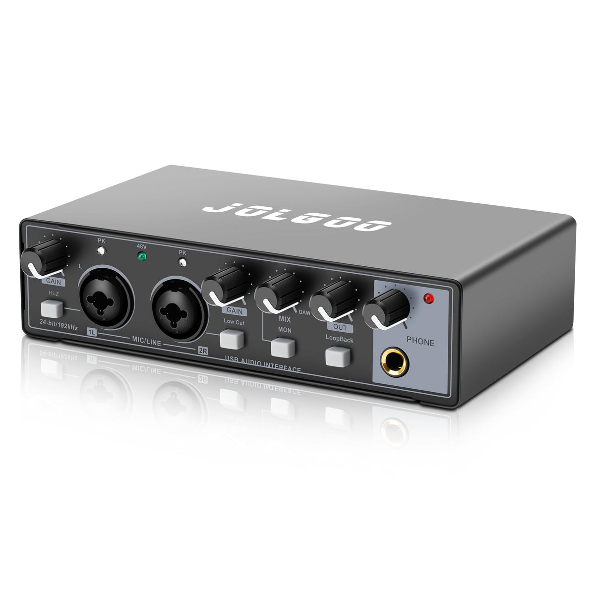 2x2 USB Audio Interface, 24-Bit/192kHz B9614