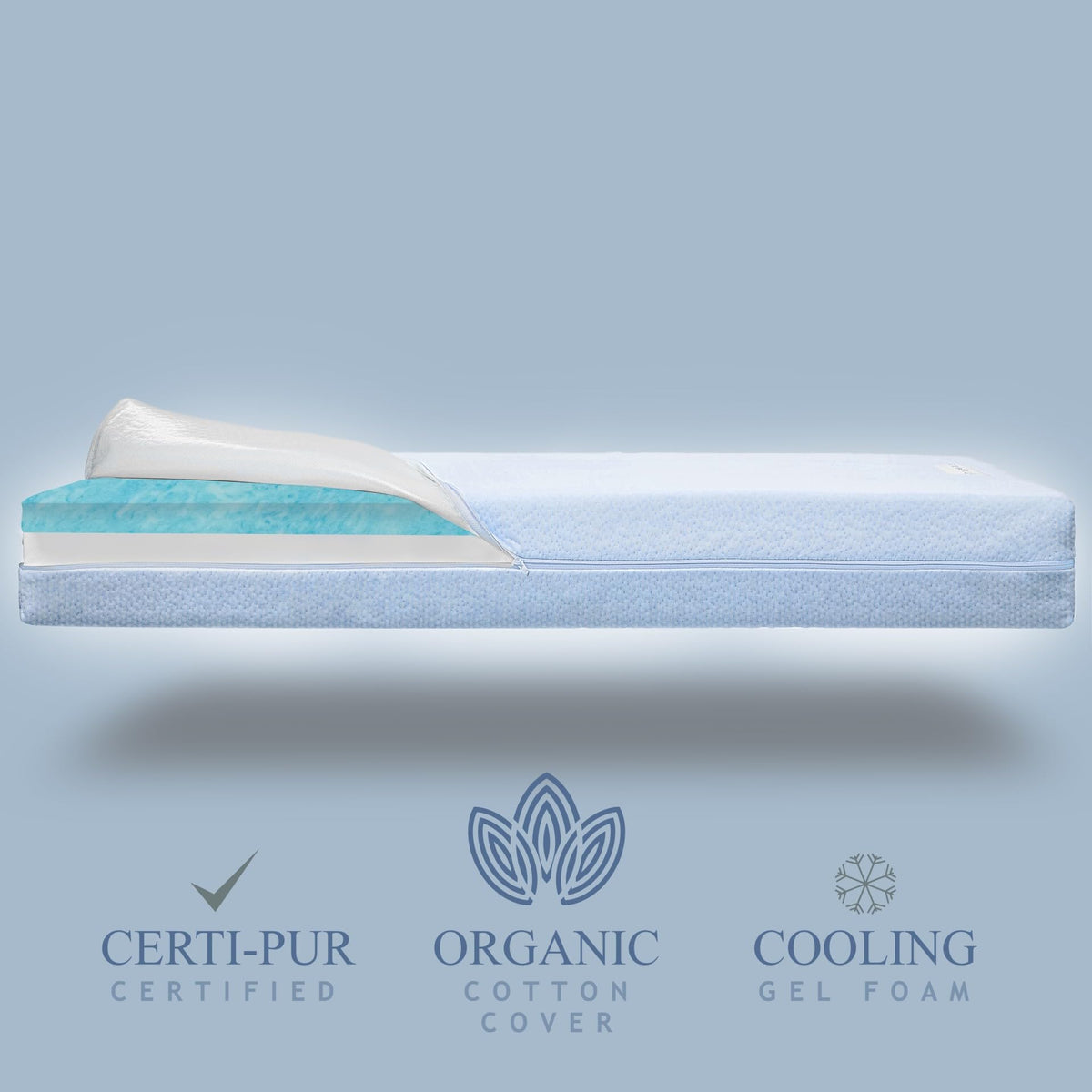 Organic Cotton Dual-Sided Crib Mattress Y34519