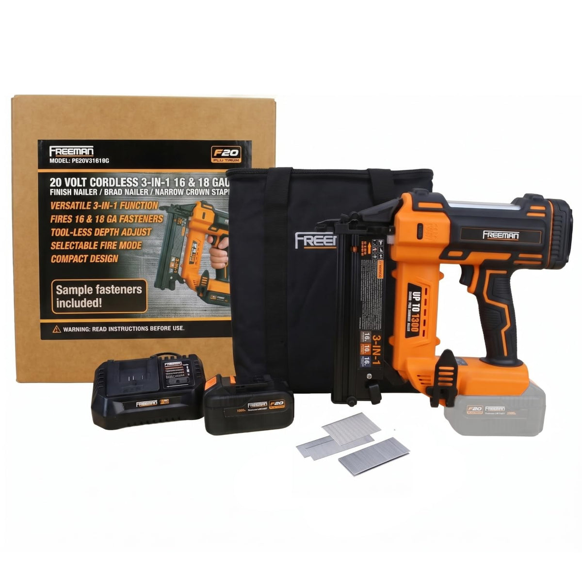Cordless 3-in-1 Nailer Kit P120