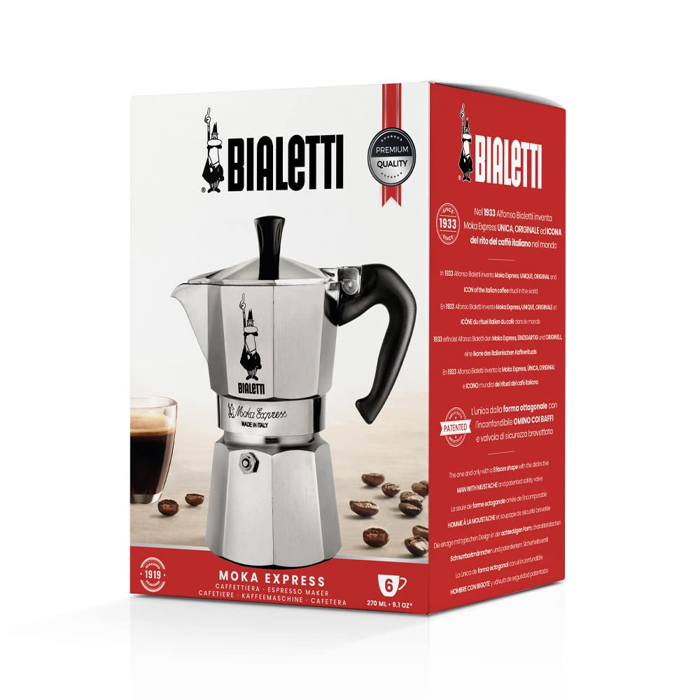 Stovetop Espresso Maker 6 Cups F557