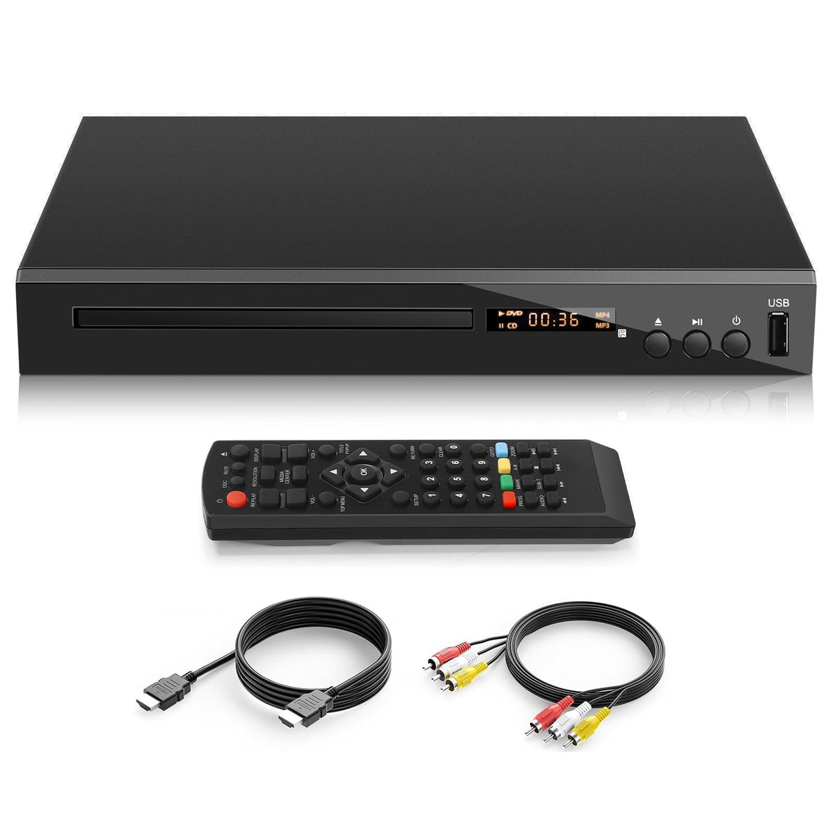 Blu Ray DVD CD Player with HDMI AV Coaxial Output L731477