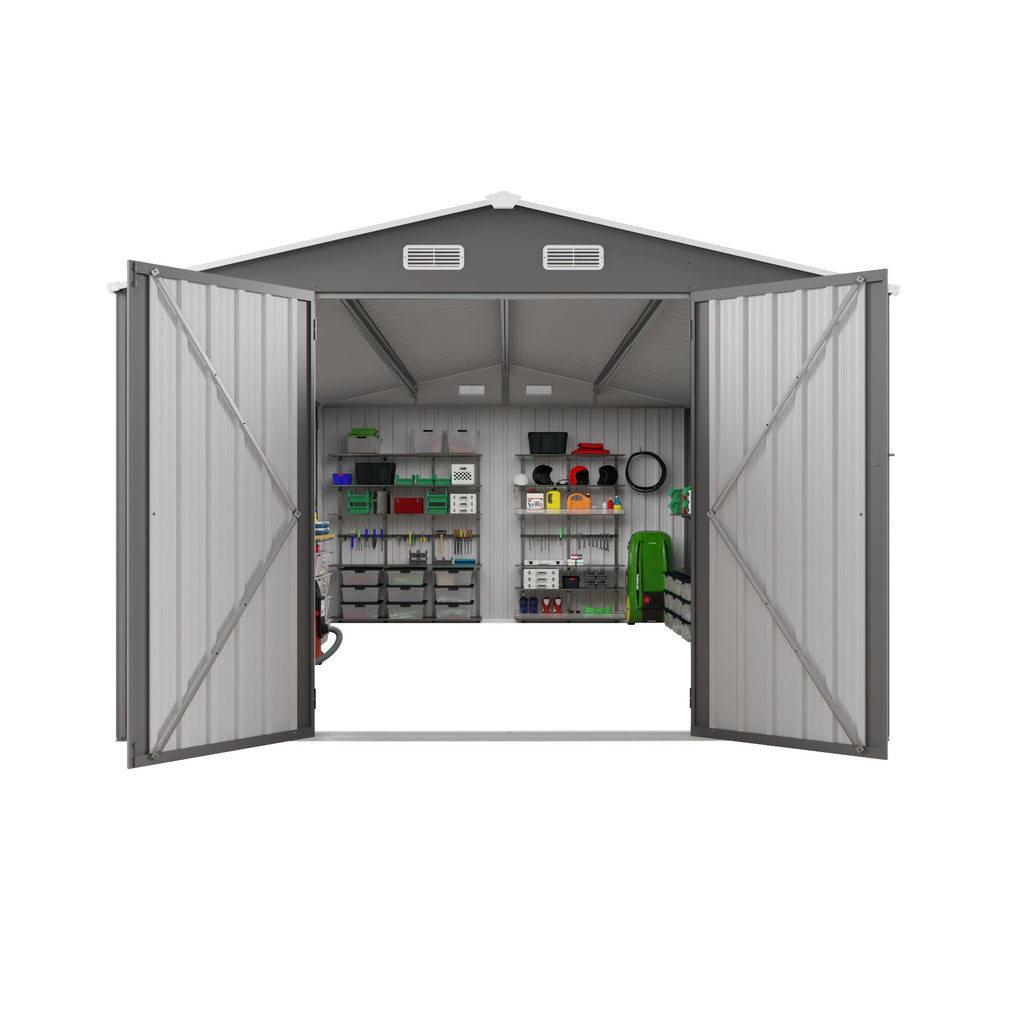 10x14 FT Outdoor Metal Storage Shed S844