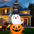 6 FT Halloween Inflatables Pumpkin Ghost Cat Outdoor Decorations U366170