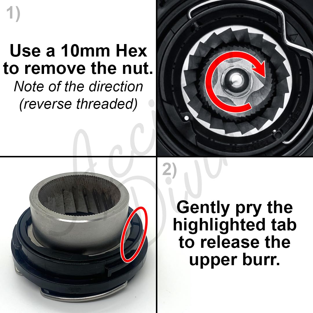 Conical Burrs for Coffee Grinders A35017