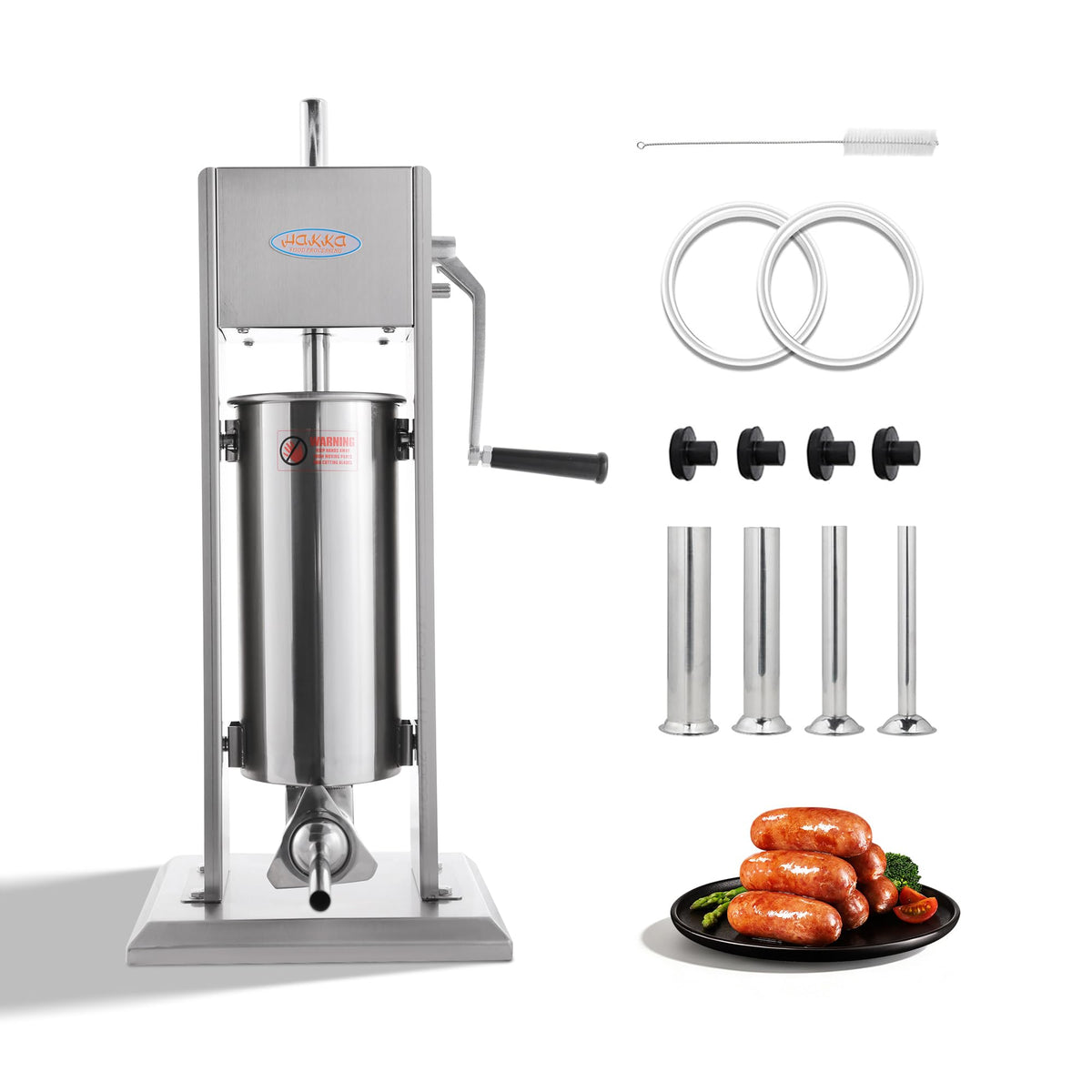 11 Lb Stainless Steel Vertical Sausage Stuffer D208
