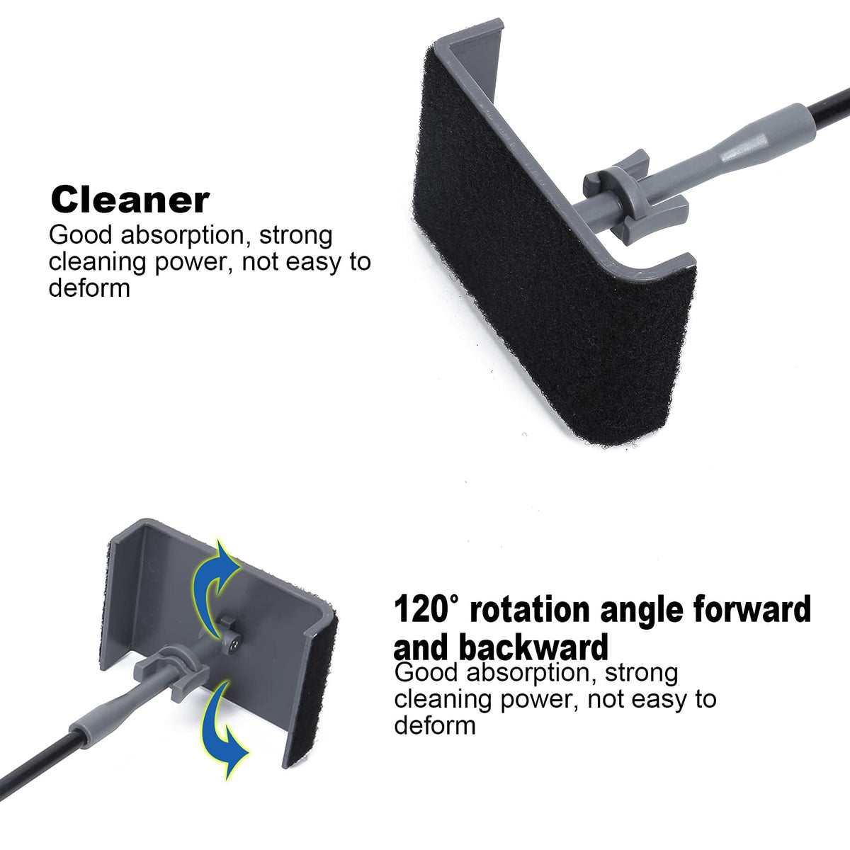 5 in 1 Aquarium Cleaning Kit with Telescopic Rod and Brushes M514