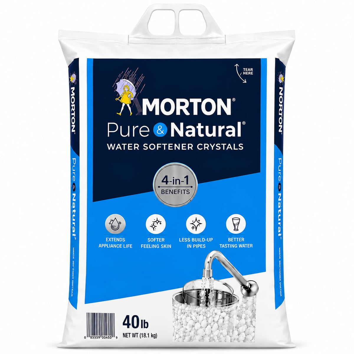 Pure and Natural Water Softener Crystals 40lbs S18724