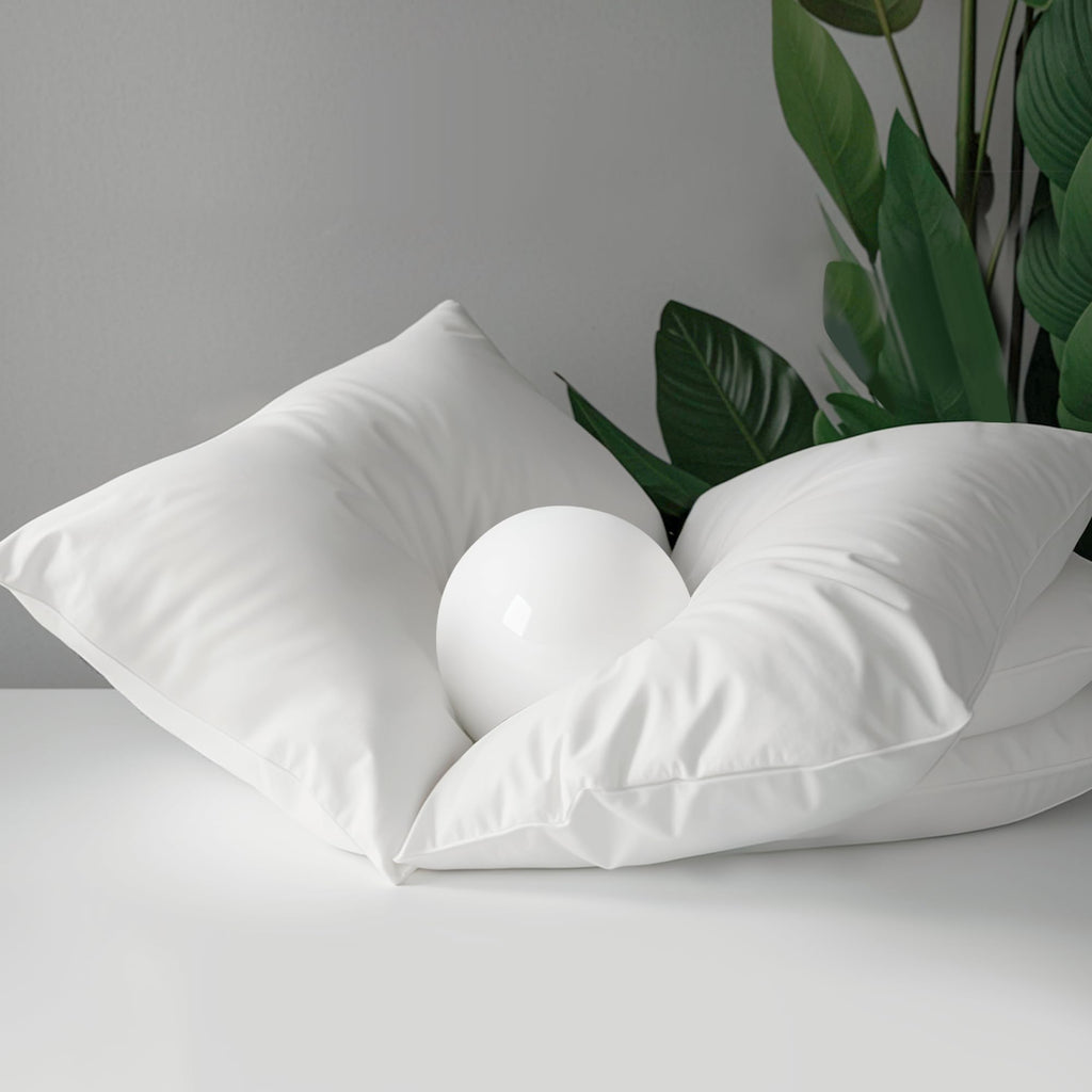 100% Organic Cotton Down Alternative Pillow King Size Set of 2 X5203