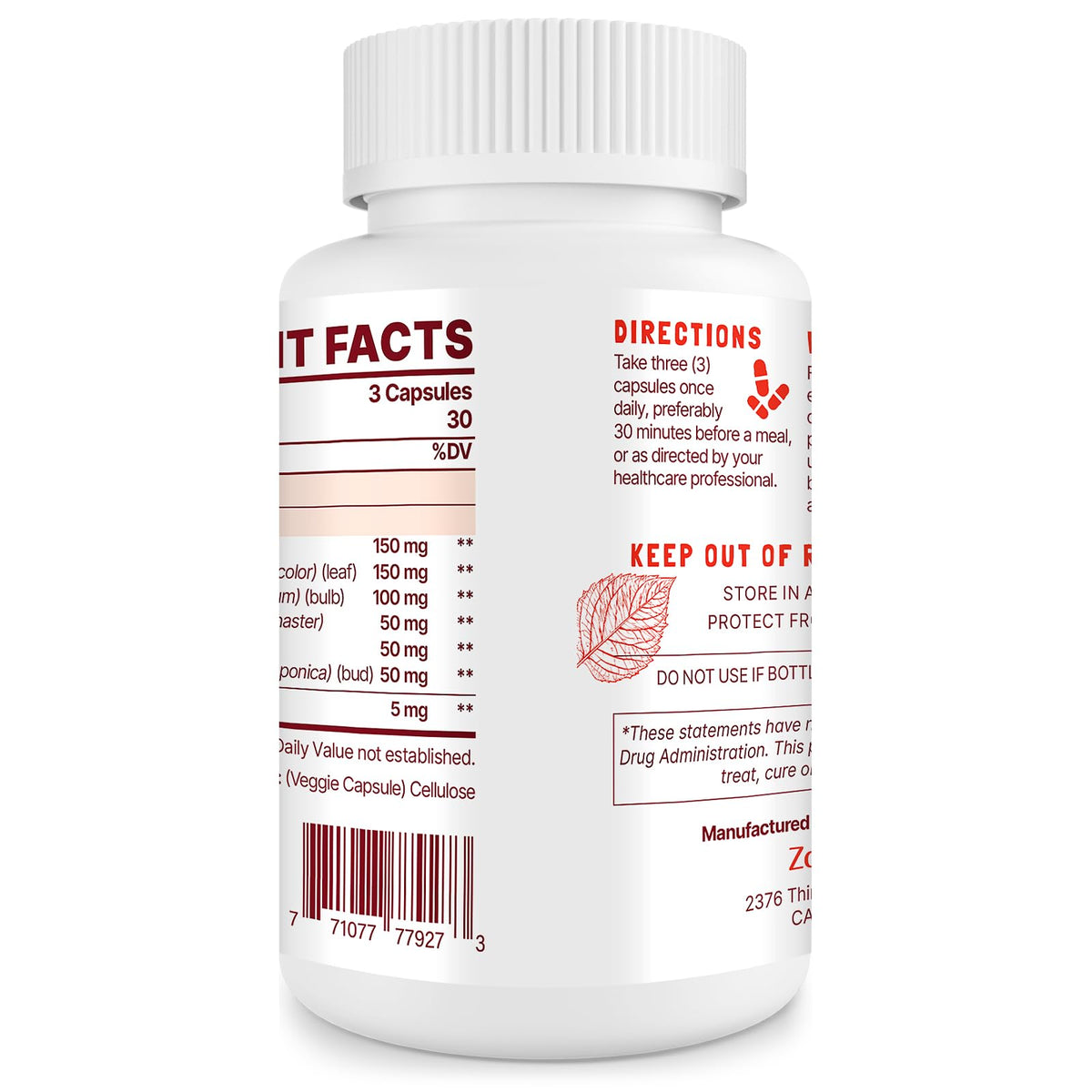 Nitric Oxide Supplement for Men (2 Bottles) B9463