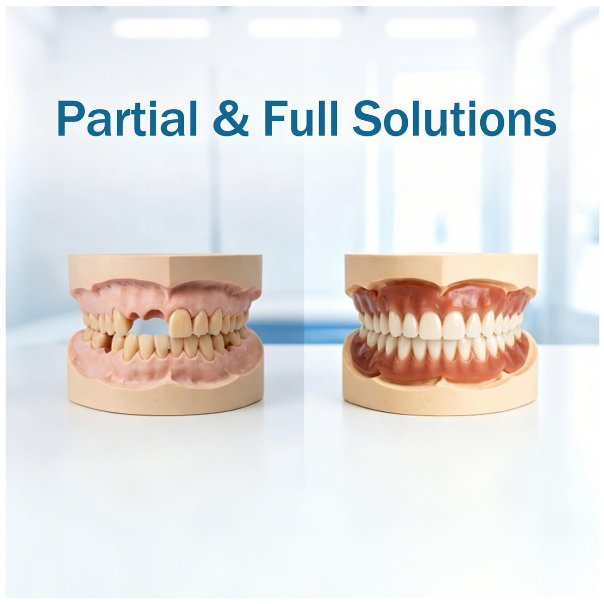 Moldable Temporary False Teeth 2 Sets 28 Pcs L66869