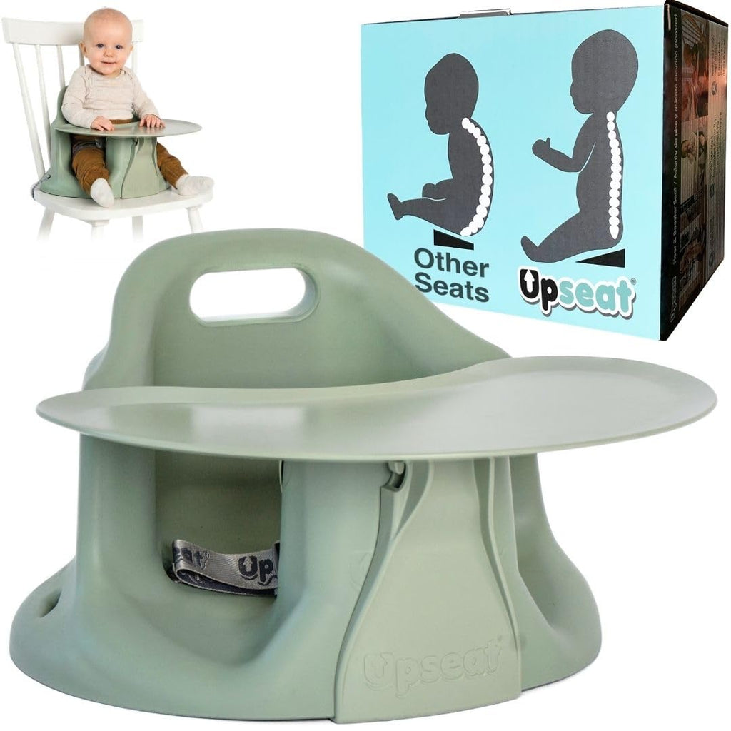 Ergonomic Baby Floor & Booster Seat with Tray Y74686