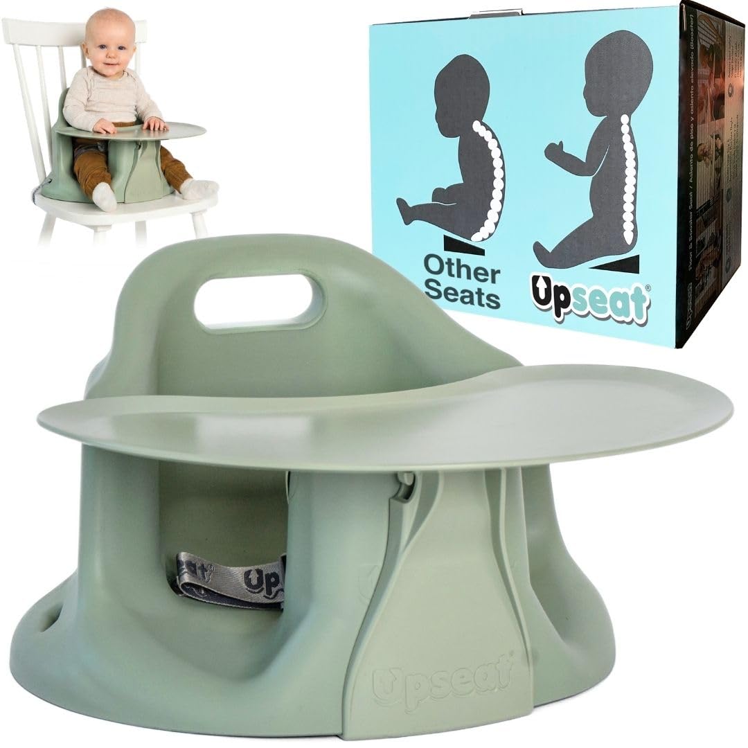 Ergonomic Baby Floor & Booster Seat with Tray Y74686