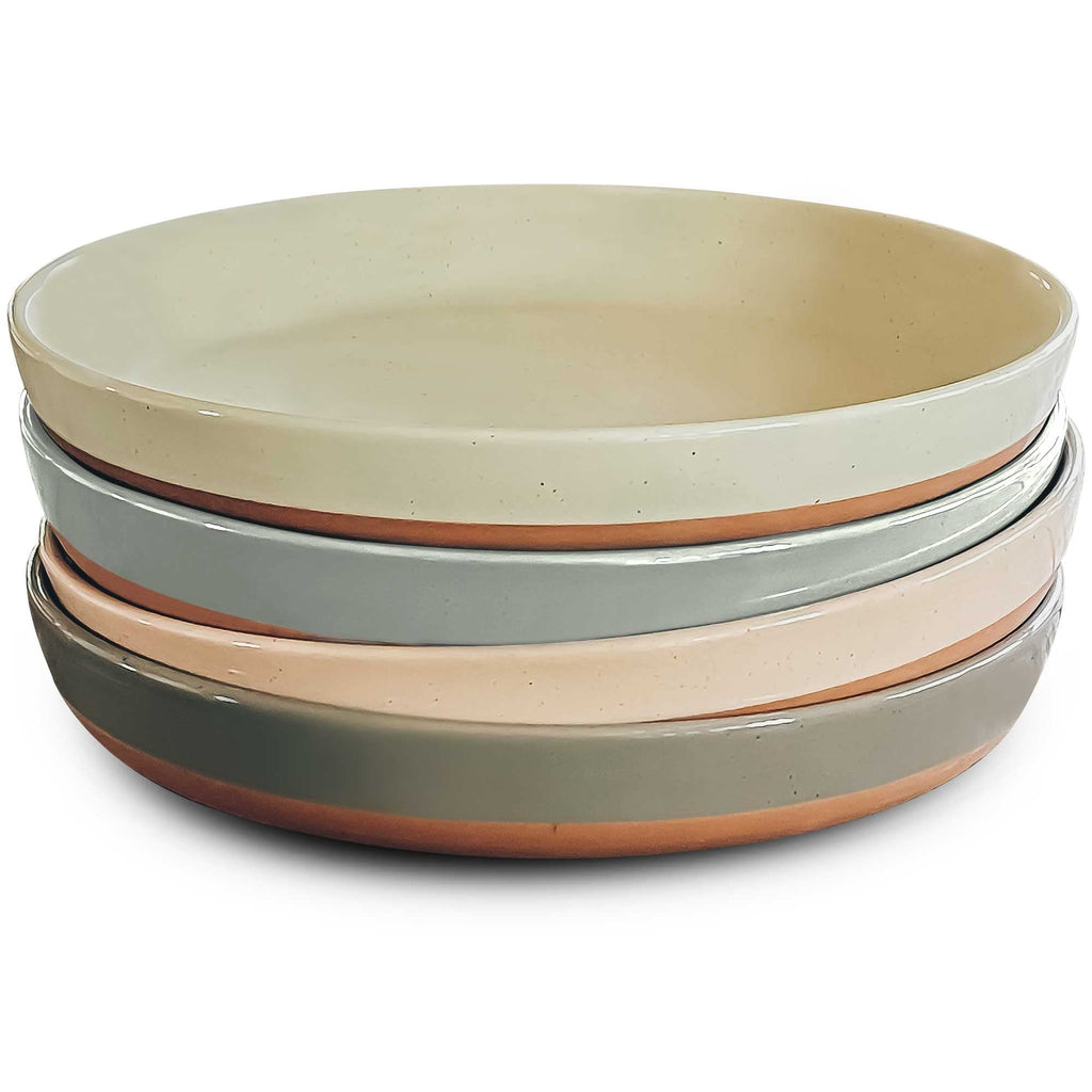 Ceramic Pasta Bowl Set of 4-35oz Microwave Safe U61646