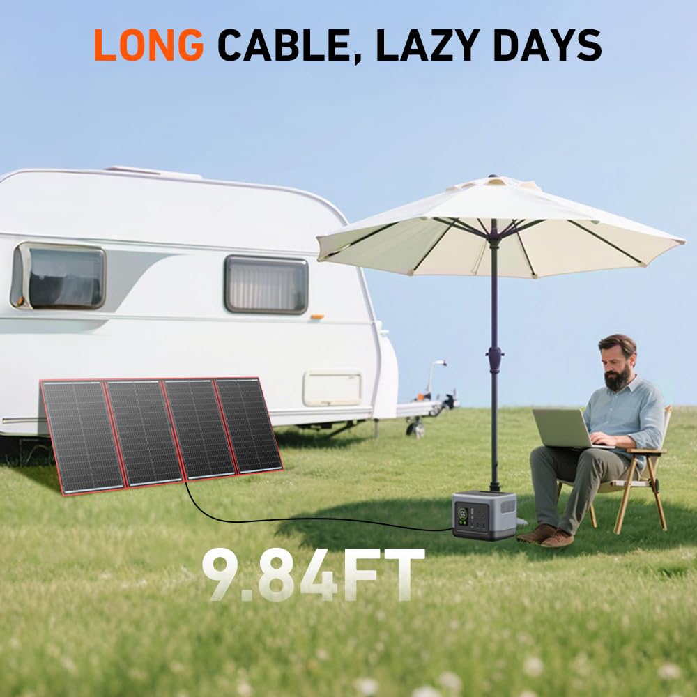 300W Portable Foldable Solar Panel Kit M3153