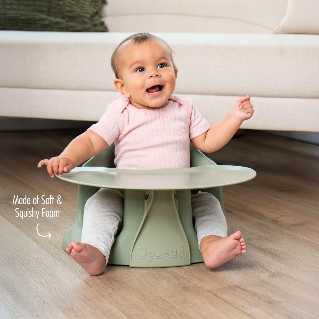 Ergonomic Baby Floor & Booster Seat with Tray Y74686