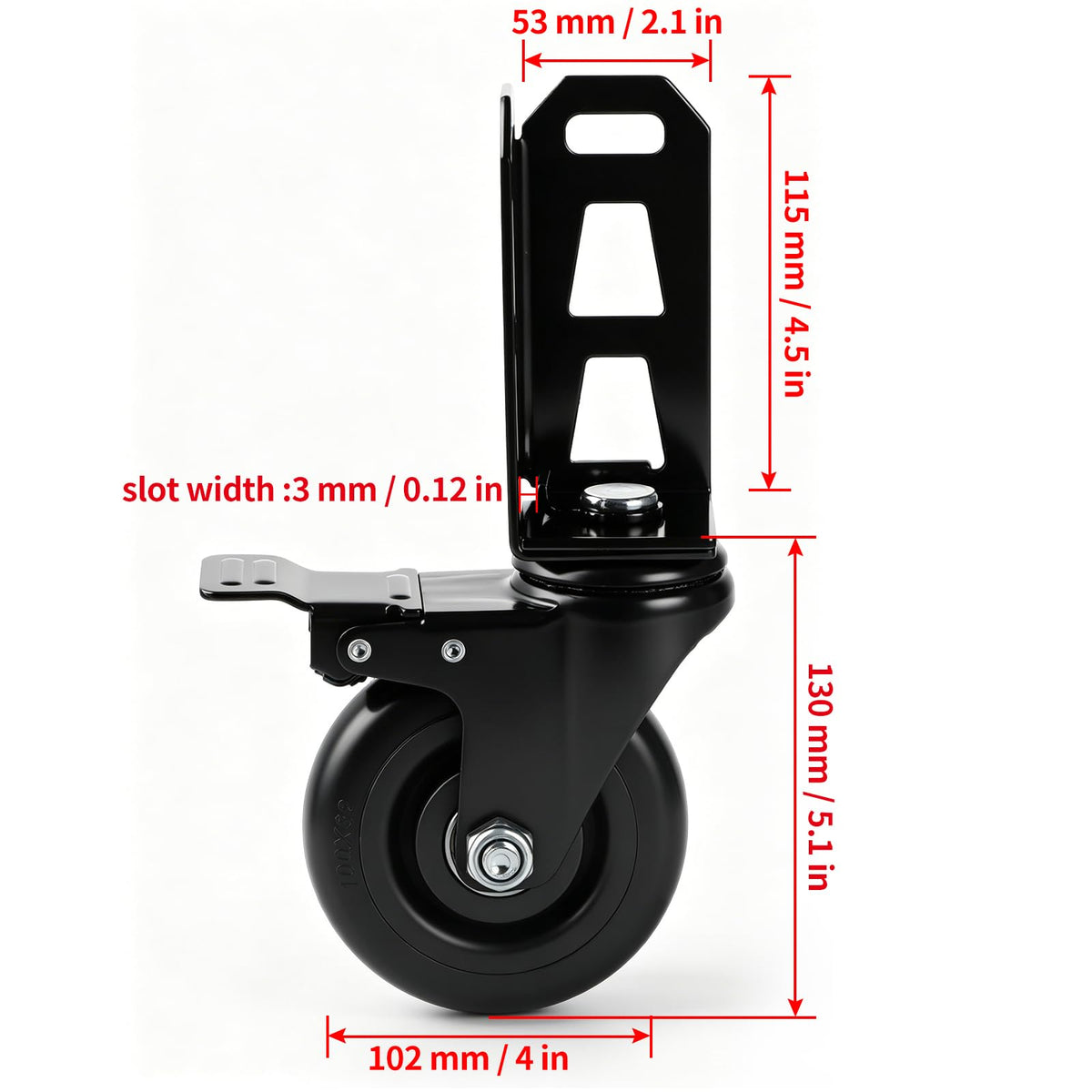 4" Storage Rack Caster Wheels I572203