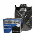 42 Gallon Black Contractor Garbage Bag, 40 Count A6577