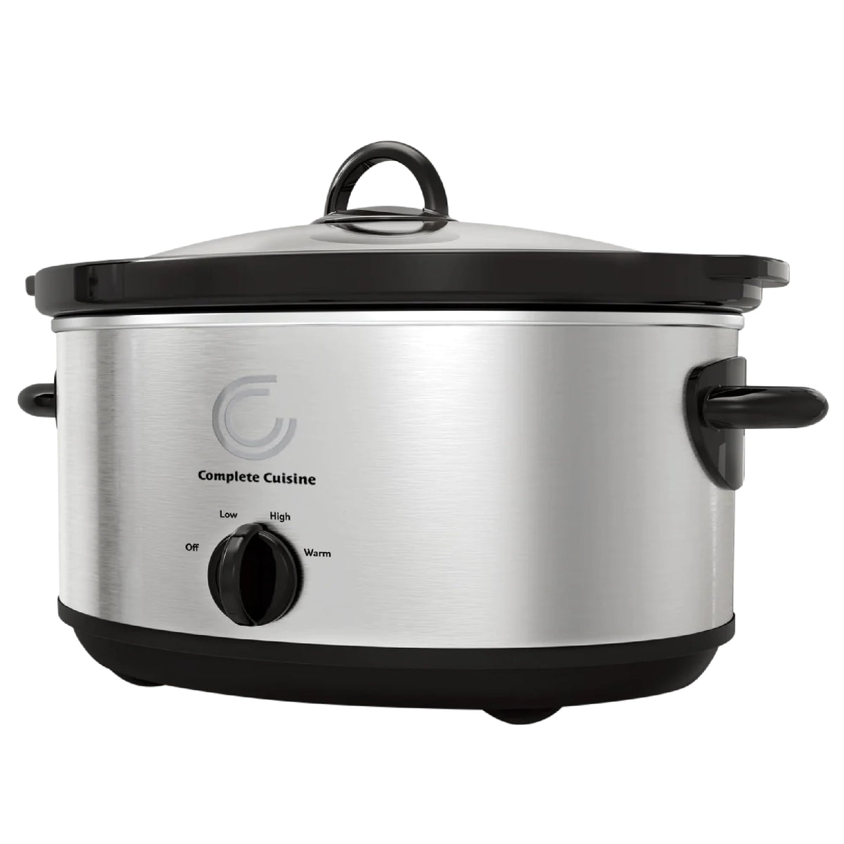 7-Quart Oval Stainless-Steel Slow Cooker L284