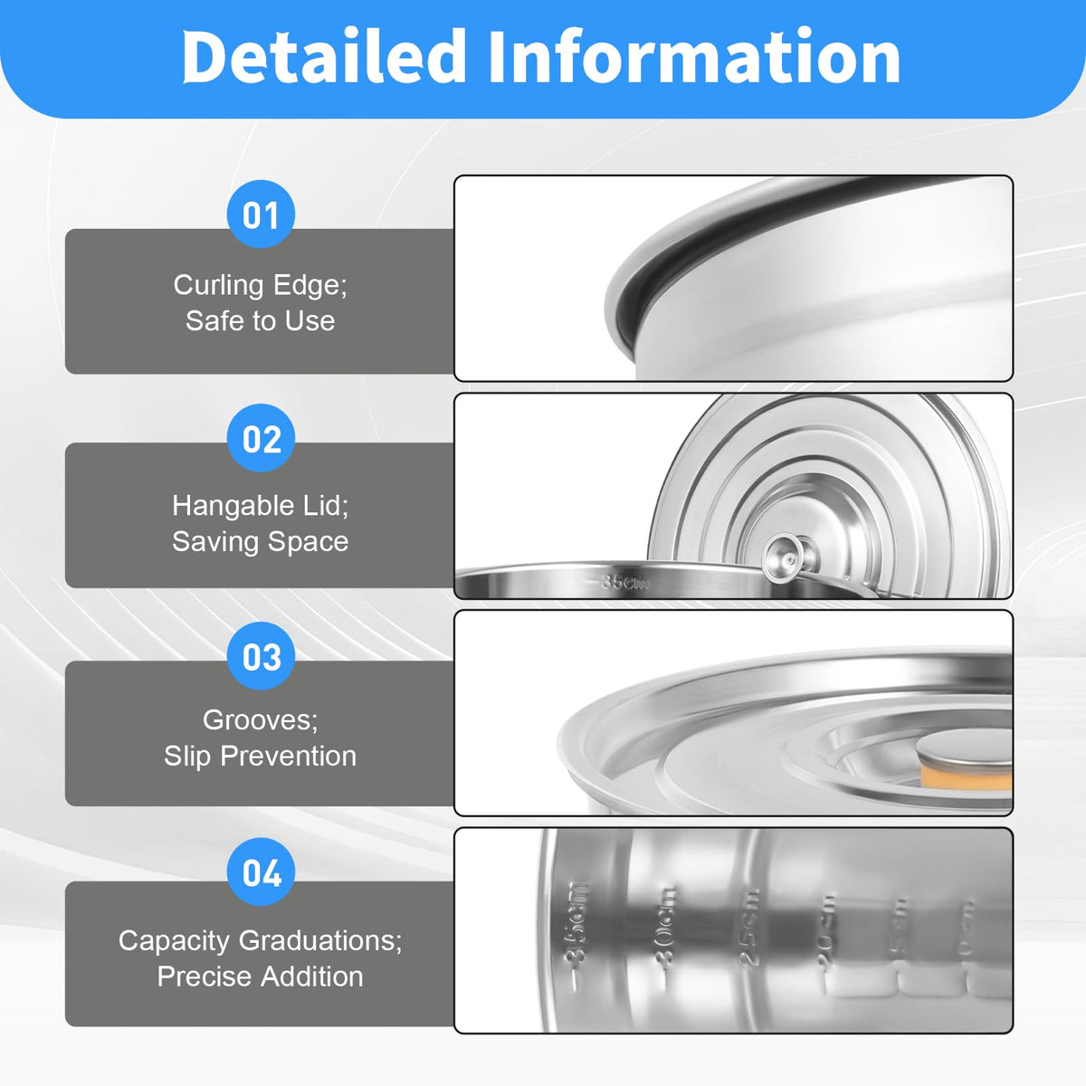 30 QT Stainless Steel Stock Pot with Lid A4207