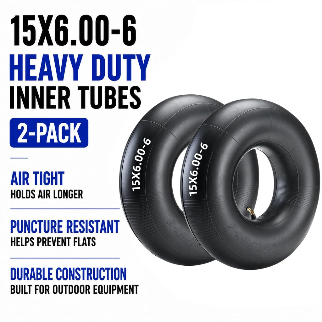 15x6.00-6 Inner Tubes 2-Pack TR-87 Bent Valve Stem L907178
