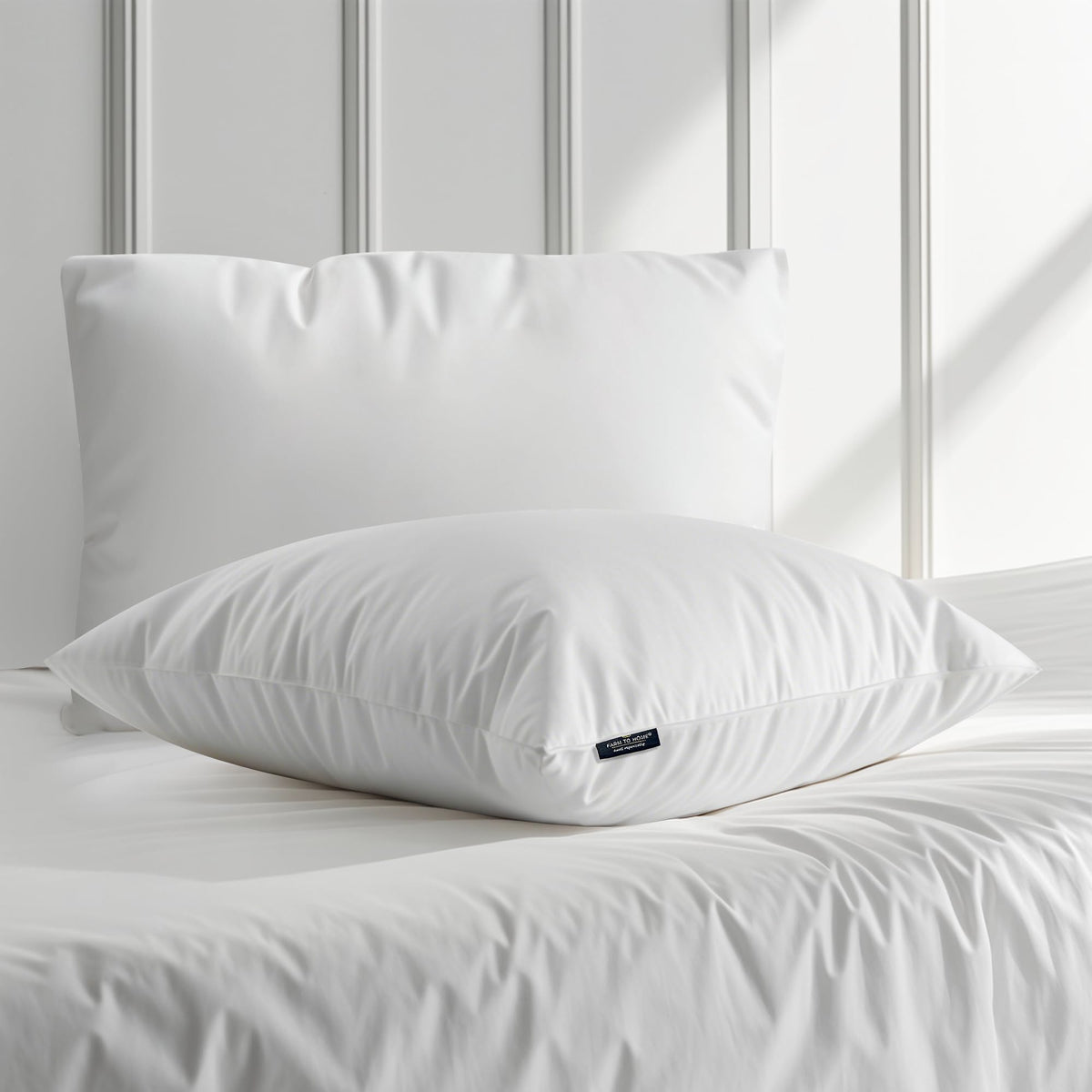 100% Organic Cotton Down Alternative Pillow King Size Set of 2 X5203
