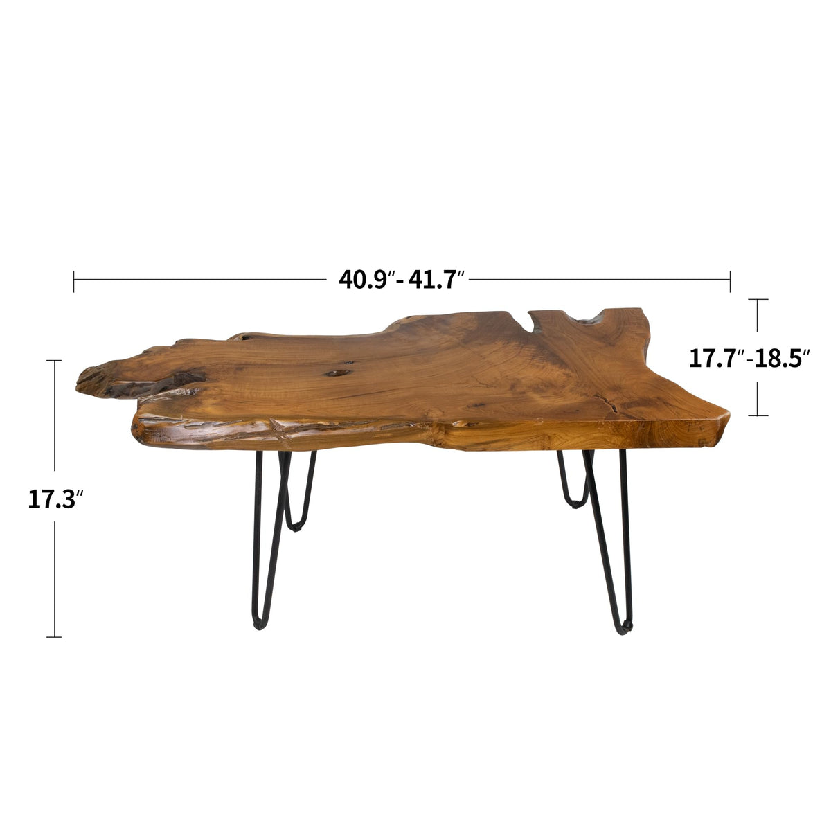 Live Edge Solid Wood Coffee Table H8565
