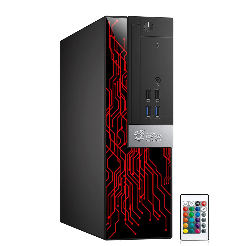 RGB Gaming PC with 24 Inch Monitor Intel i5 16GB RAM 512GB SSD U7451