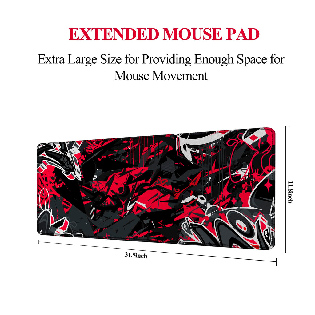 XXL Gaming Mouse Pad Large Desk Mat 31.06" x 11.8" J8680