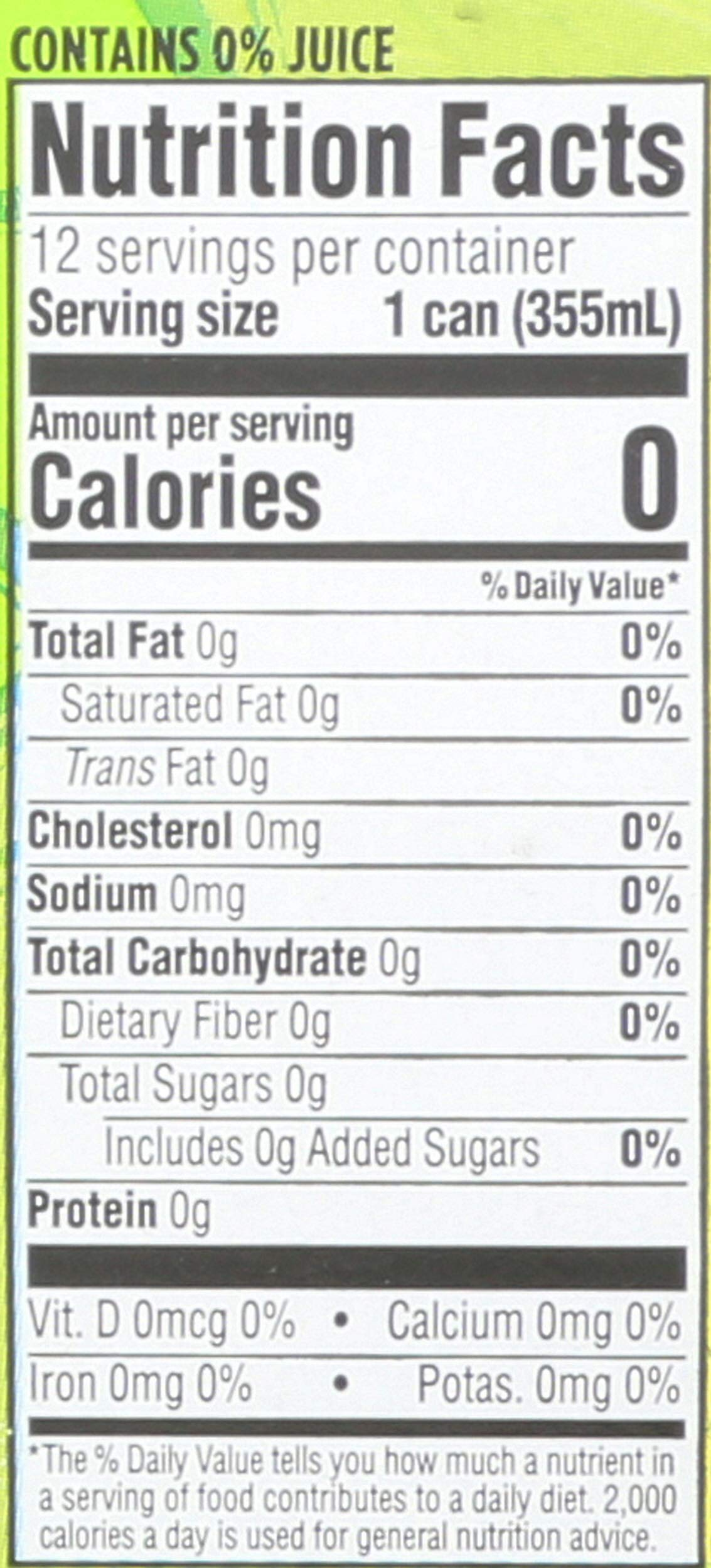 Lime Sparkling Water 12 Fl Oz K58275