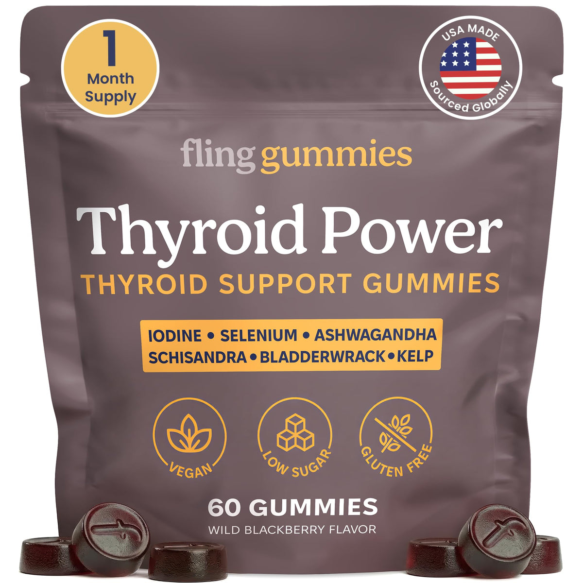 Thyroid Support Gummies 60 Count K899132