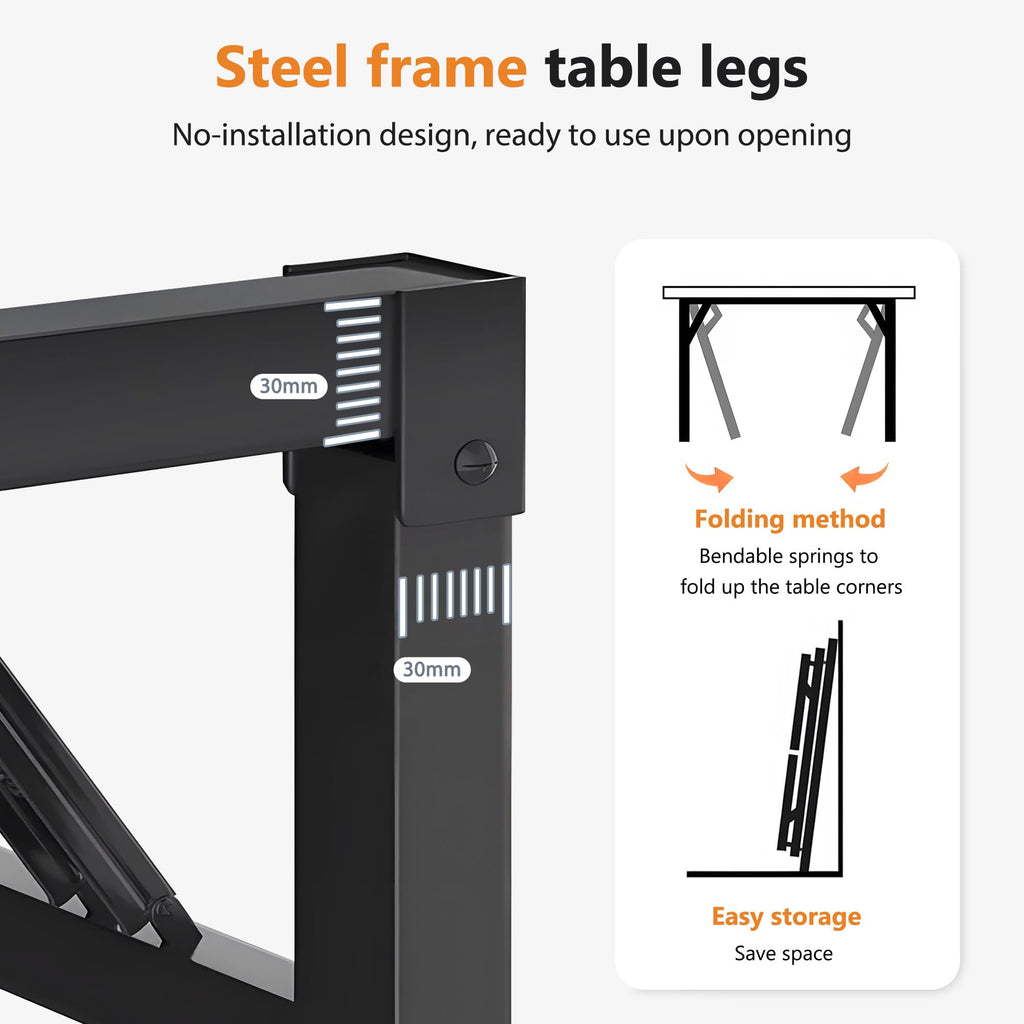 54.3 Inch Folding Computer Desk R43583