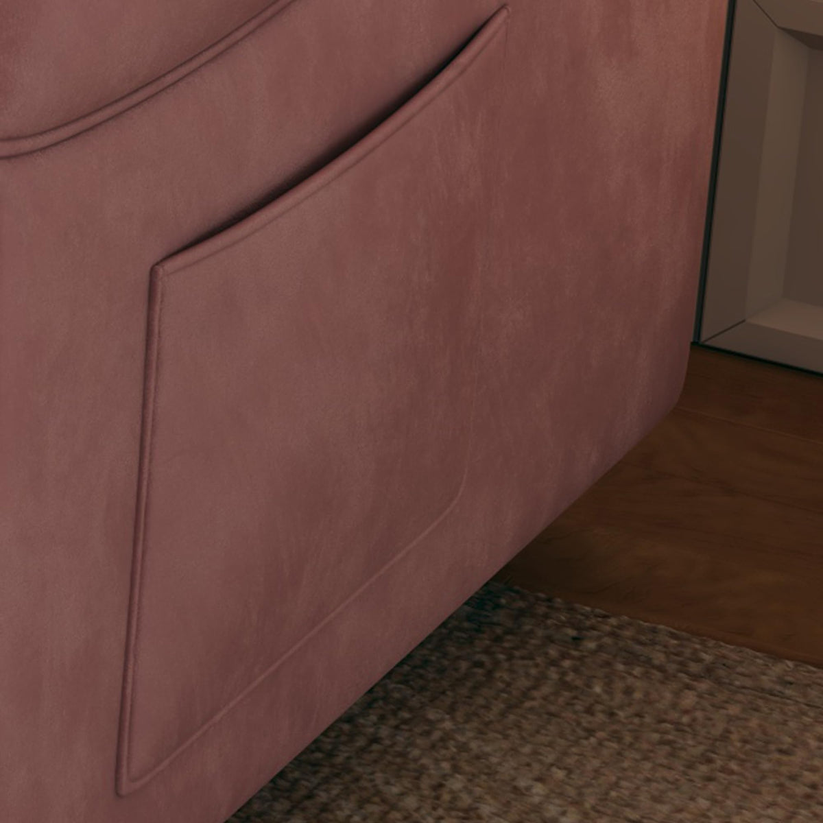 Pink Velvet 3 in 1 Convertible Sofa Bed P249247