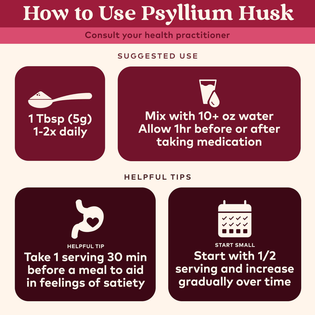 Psyllium Whole Husk Fiber Supplement 12 oz V941