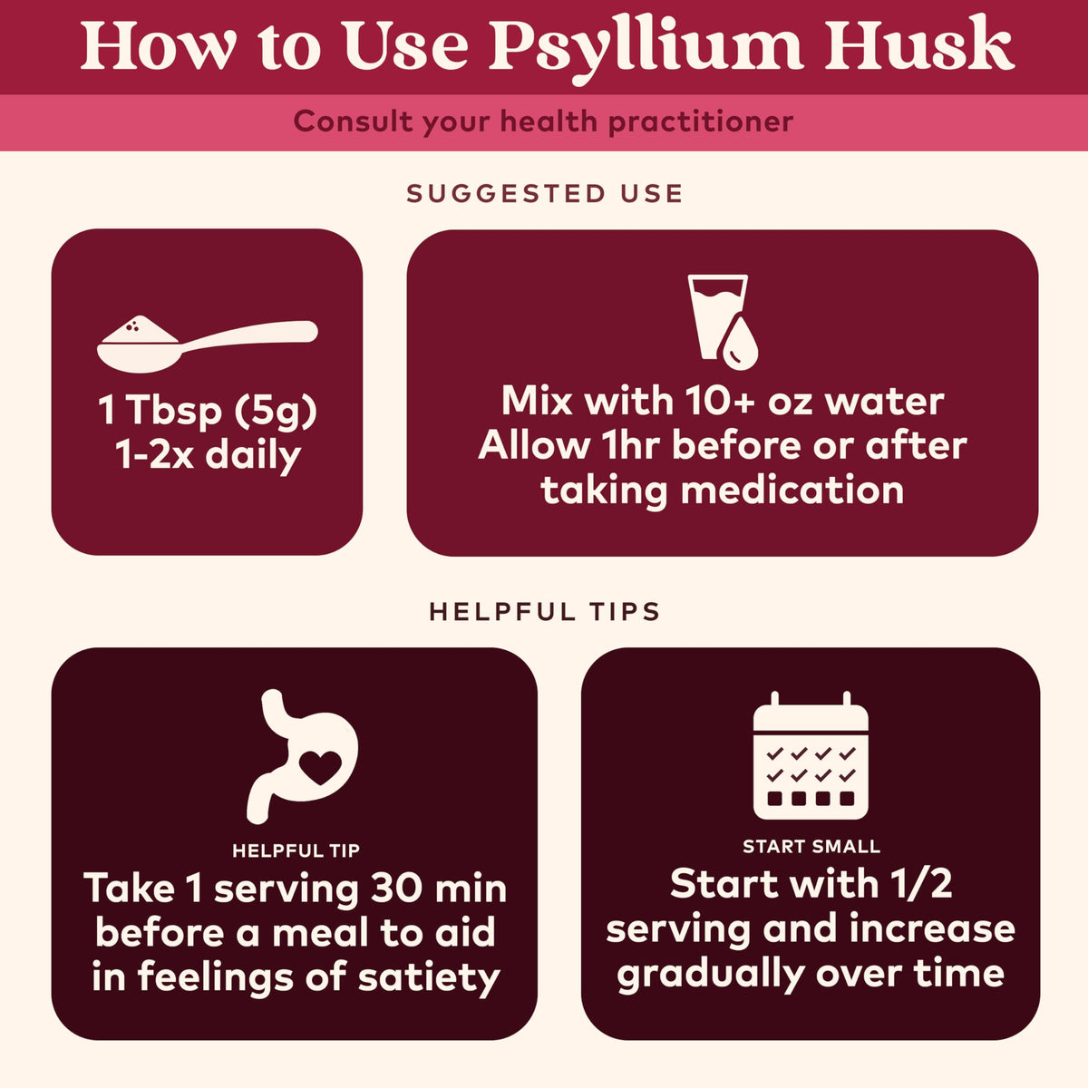 Psyllium Whole Husk Fiber Supplement 12 oz V941