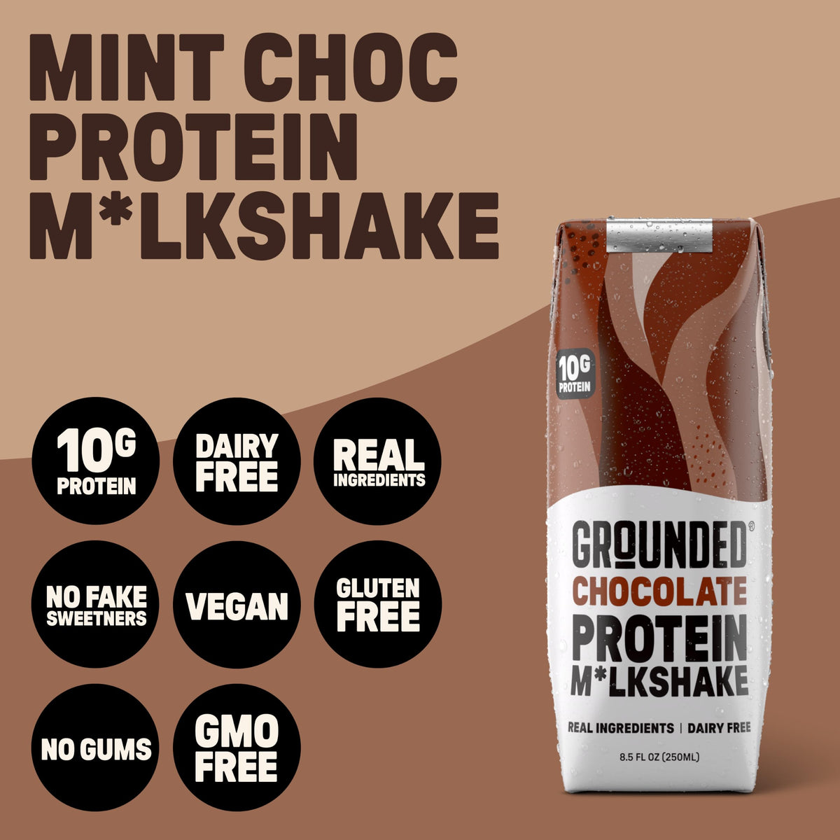 Chocolate Milk, Dairy Free, 10g Protein, 8.5 fl oz, 12 Pack V94340